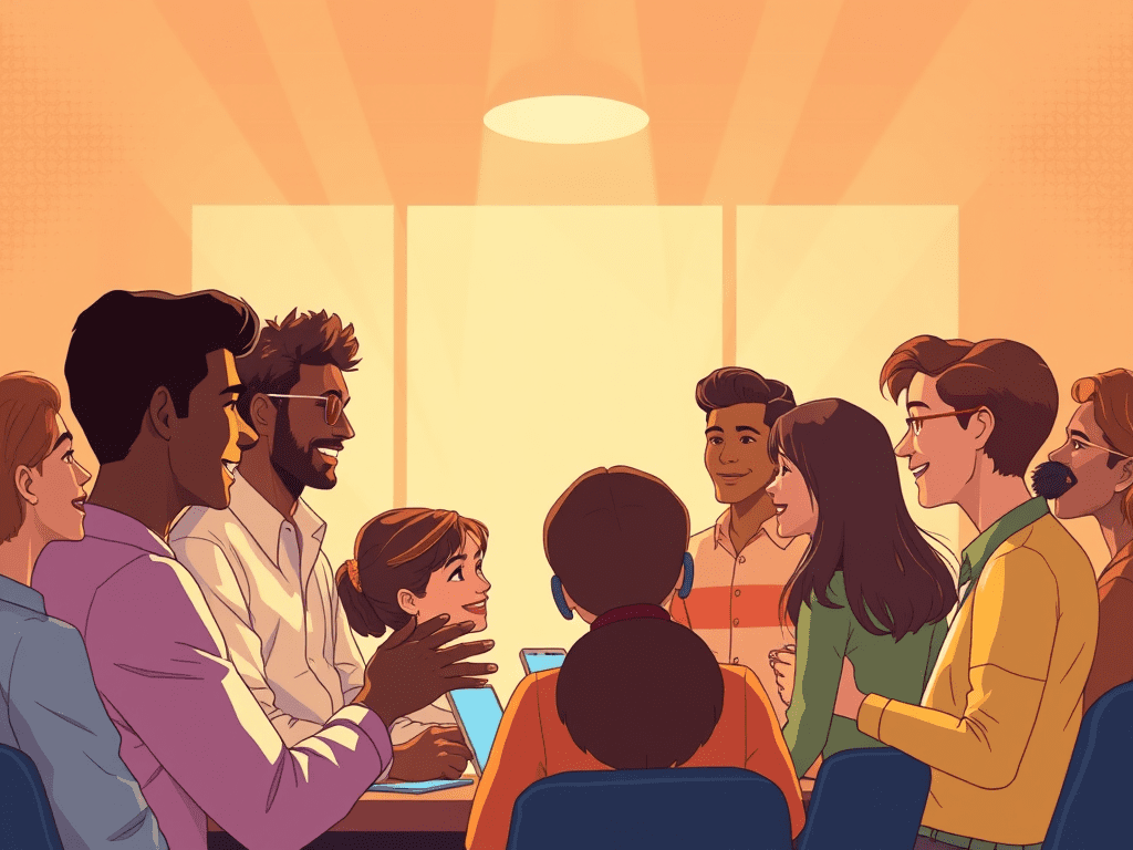 animated illustration based on blog post title in graphic style