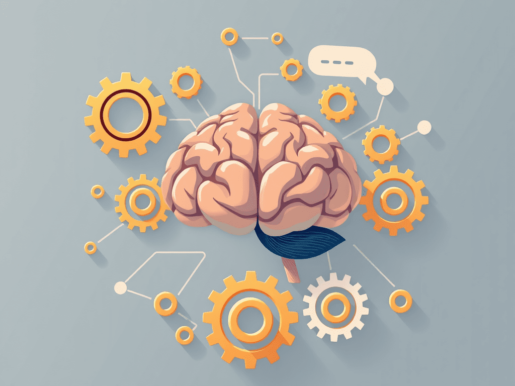 no text animated illustration based on blog post title