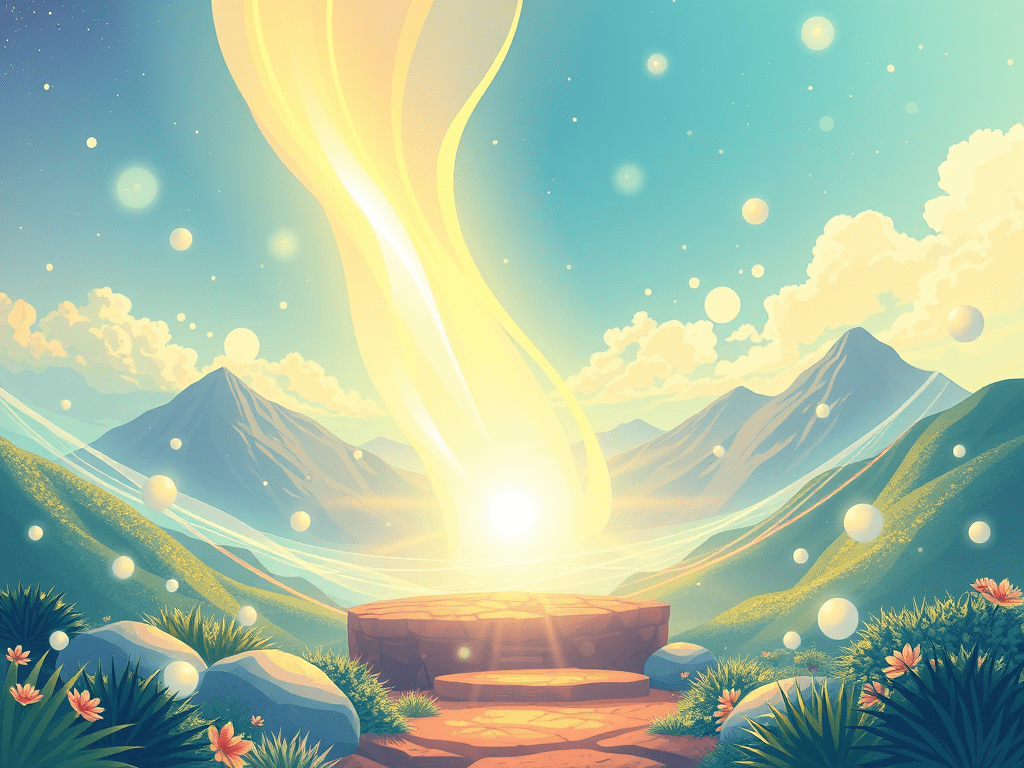 no text animated illustration based on blog post title