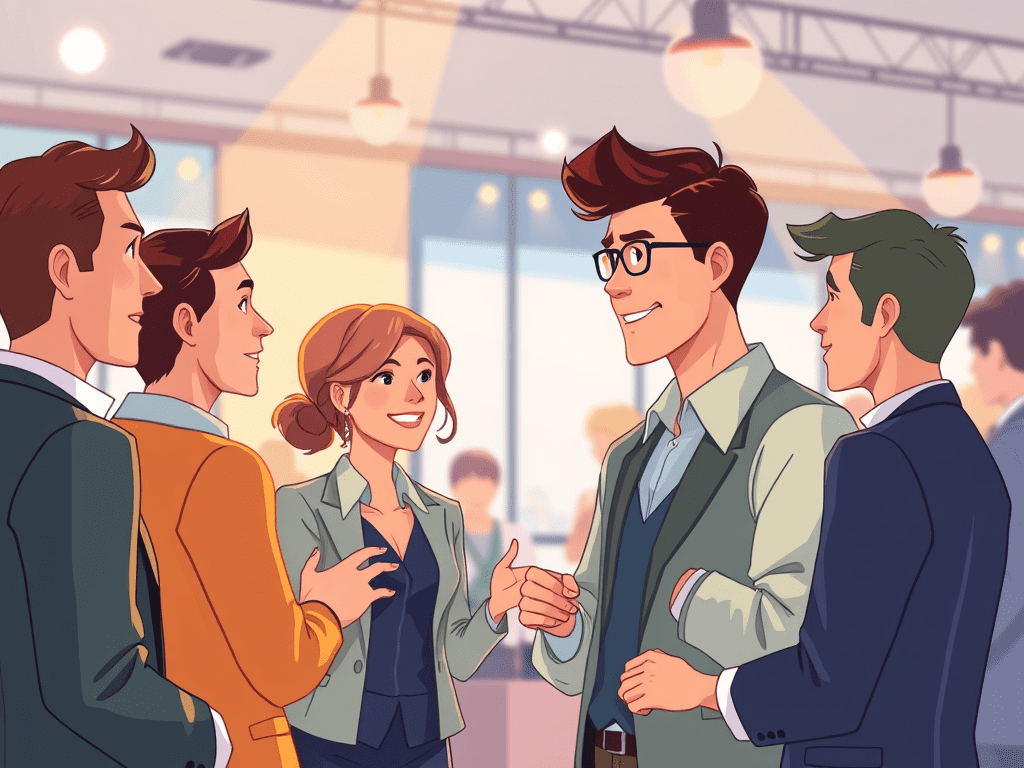 no text animated illustration based on blog post title