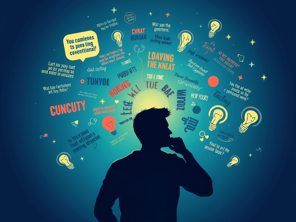 no text animated illustration based on blog post title