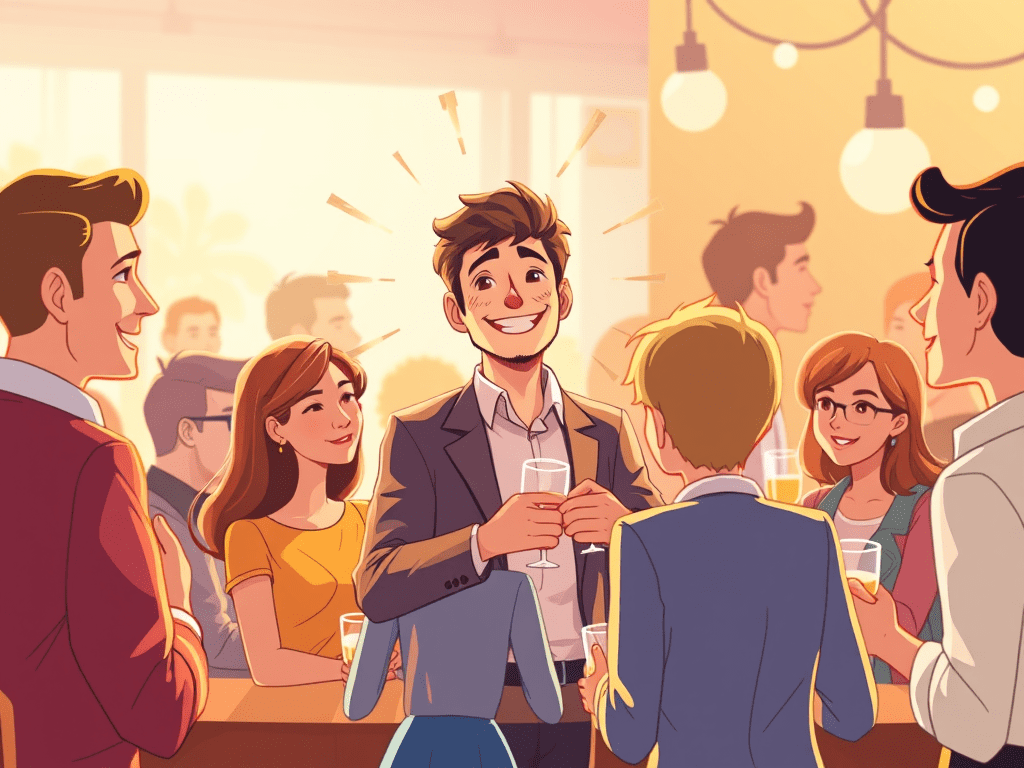 no text animated illustration based on blog post title